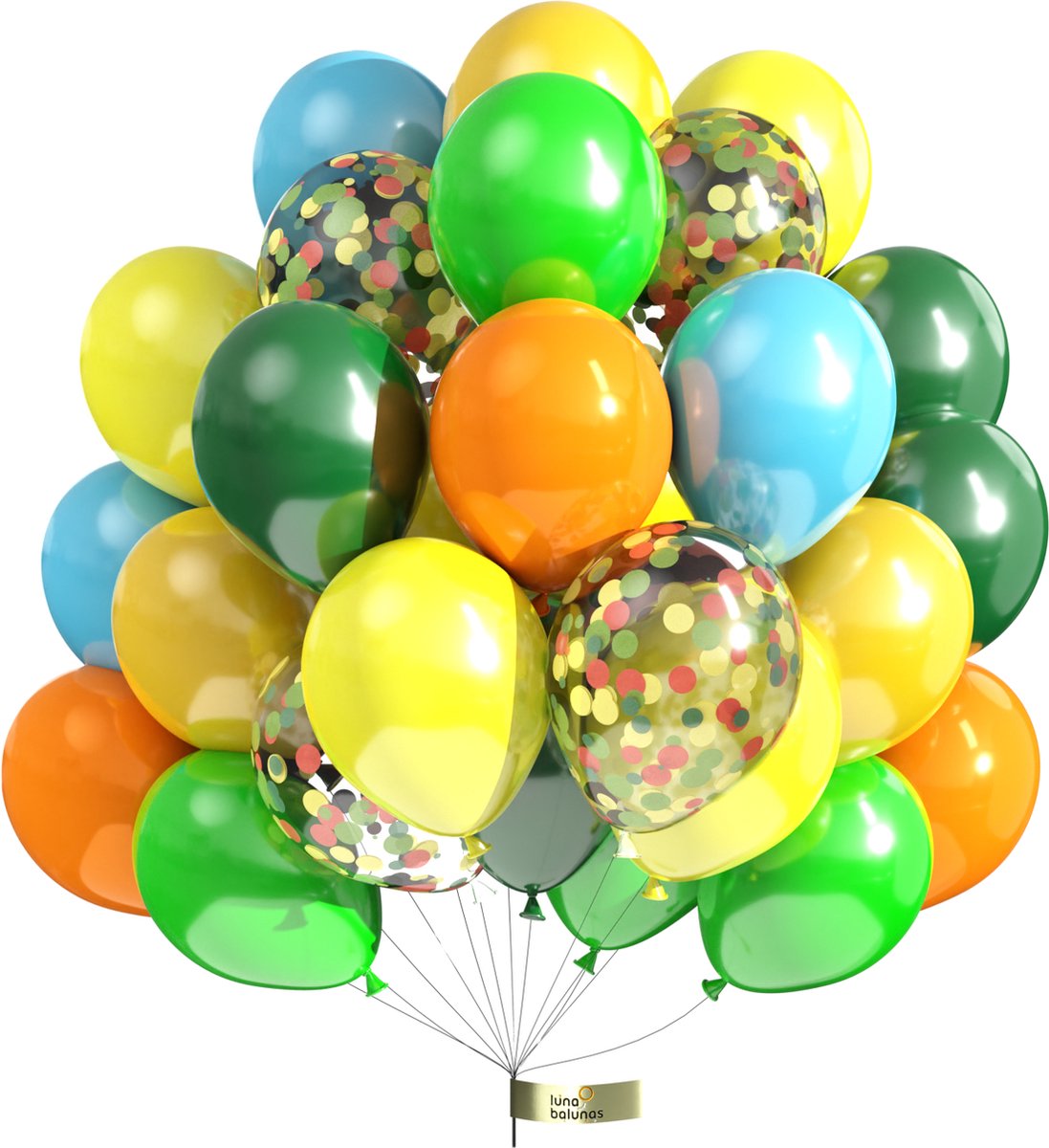 Luna Balunas 50 Stuks Latex Jungle Ballonnen | Safari